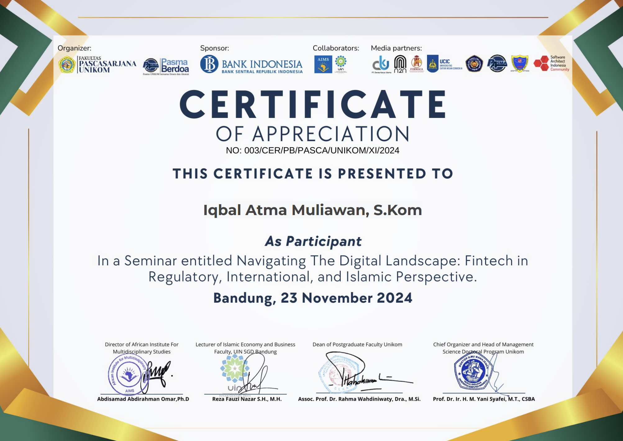 Fintech Seminar: Navigating The Digital Landscape